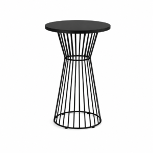 Wire Bar Table - Black