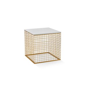 Plinth - Wire Gold 600 x 600