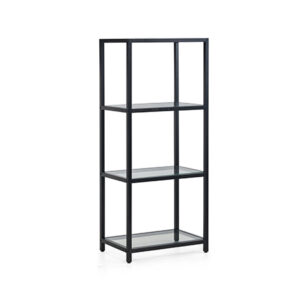 Shelf - Metal Four (4) Tier - Black