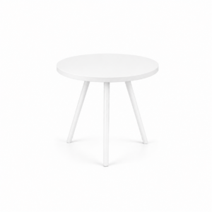 Scandi Cafe Table Round - White 800