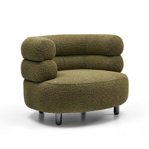 Boucle Lounge Chair - Sherwood Green