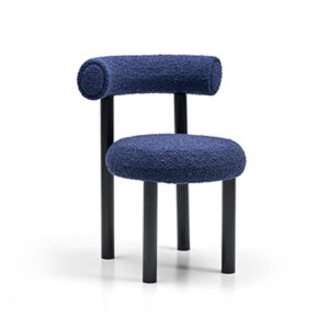 Boucle Chair - Midnight Blue