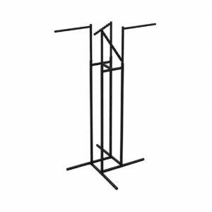 Hangers and Racks - 4 Way Black Lanyard Display Rack
