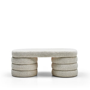 Boucle Ottoman Bench Seat