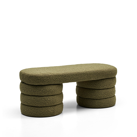 Boucle Ottoman - Sherwood Green