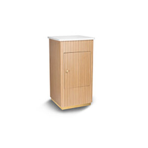 Coastal Ribbed Plinth - Oak