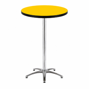 Expo Bar Round Table - Yellow