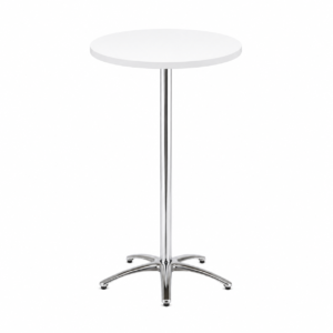 Expo Bar Round Table - White