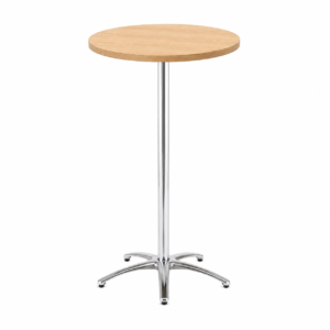 Expo Bar Round Table - Oak