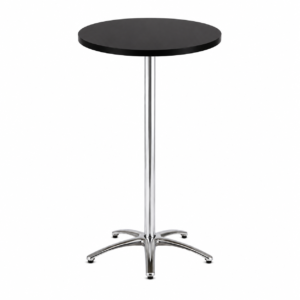 Expo Bar Round Table - Black